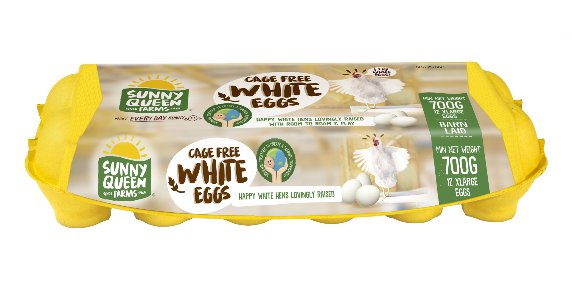 White Extra Large 700g 12-pack